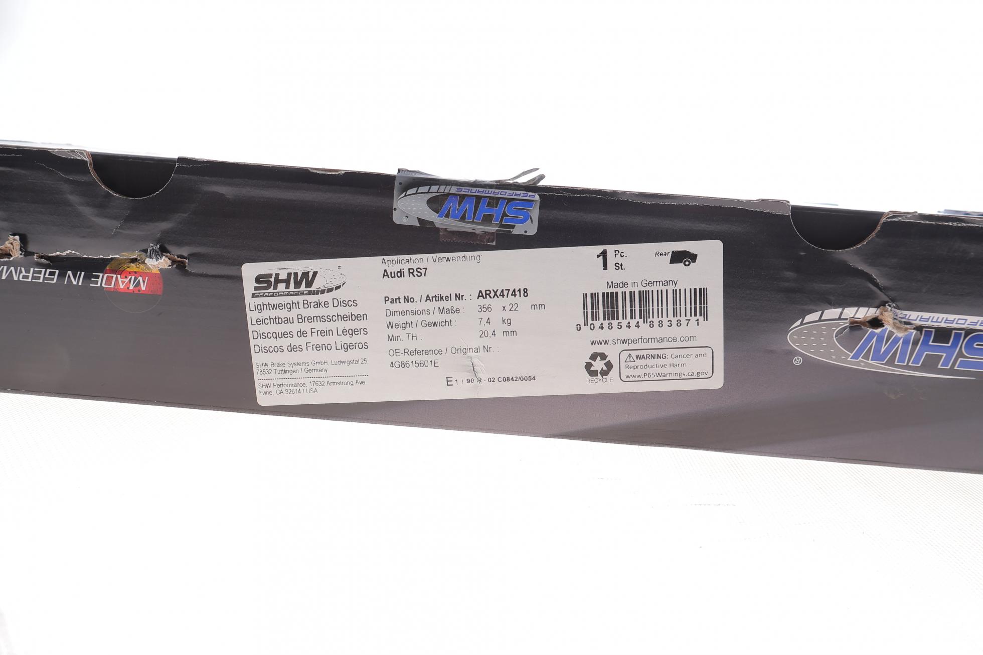 ARX47418 SHW PERFORMANCE